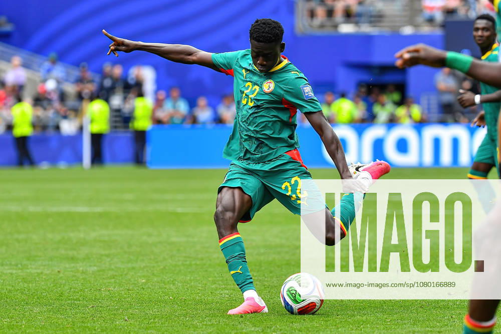 FIFA World Cup, WM, Weltmeisterschaft, Fussball 2026: JUL 01 Belgium Vs Senegal July 01, 2026: Senegal midfielder Bara Sapoko Ndiaye (22) ready to pass during the FIFA World Cup knockout round of 32 match between Belgium and Senegal in Seattle, WA.Belgium defeated Senegal 3-2 on a penalty kick near the end of the second overtime period. Steve Faber CSM (Credit Image: Â Steve Faber Cal Media) Seattle Washington United States