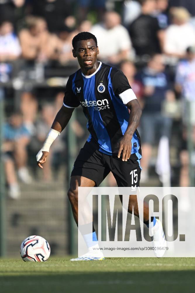 Club Brugge v sc Heerenveen - Friendly match ROESELARE, BELGIUM - JULY 17 : Onyedika Nwadike Raphael midfielder of Club Brugge in action during the friendly match between Club Brugge and sc Heerenveen on July 17, 2026 in Roeselare, Belgium, 17 07 2026 Roeselare Belgium