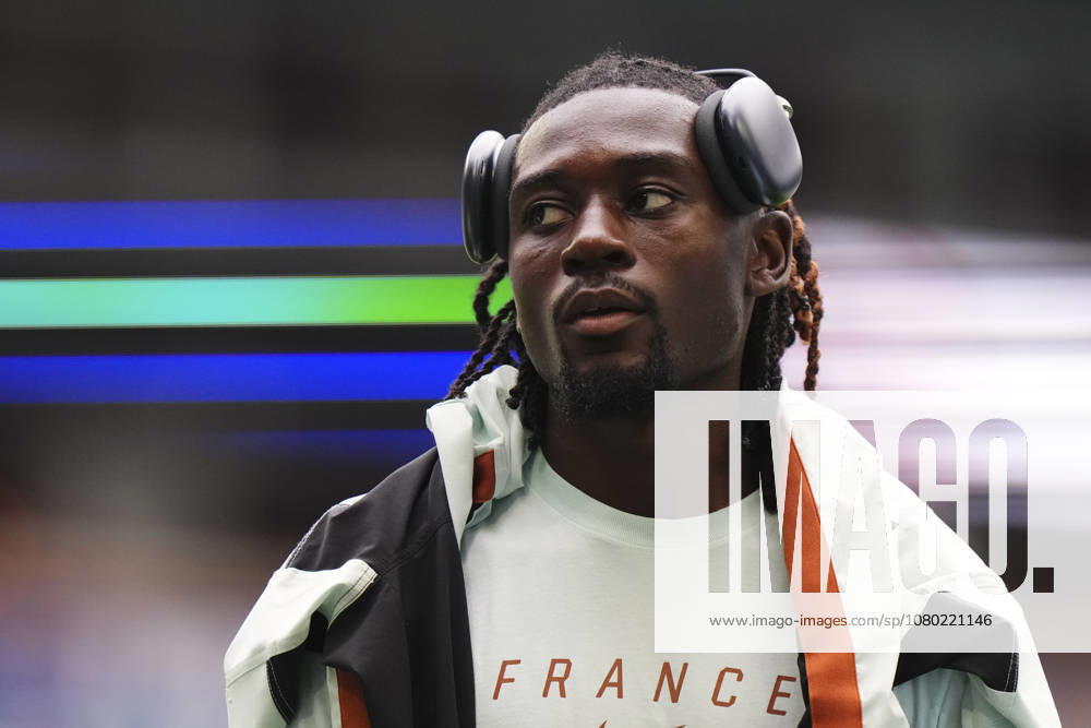 France v England: Bronze Medal Match - FIFA World Cup, WM, Weltmeisterschaft, Fussball 2026 Manu Kone of France looks on during the FIFA World Cup 2026 Bronze Medal Match match between France and England at Miami Stadium on July 18, 2026 in Miami Gardens, United States. Miami Gardens FL United States