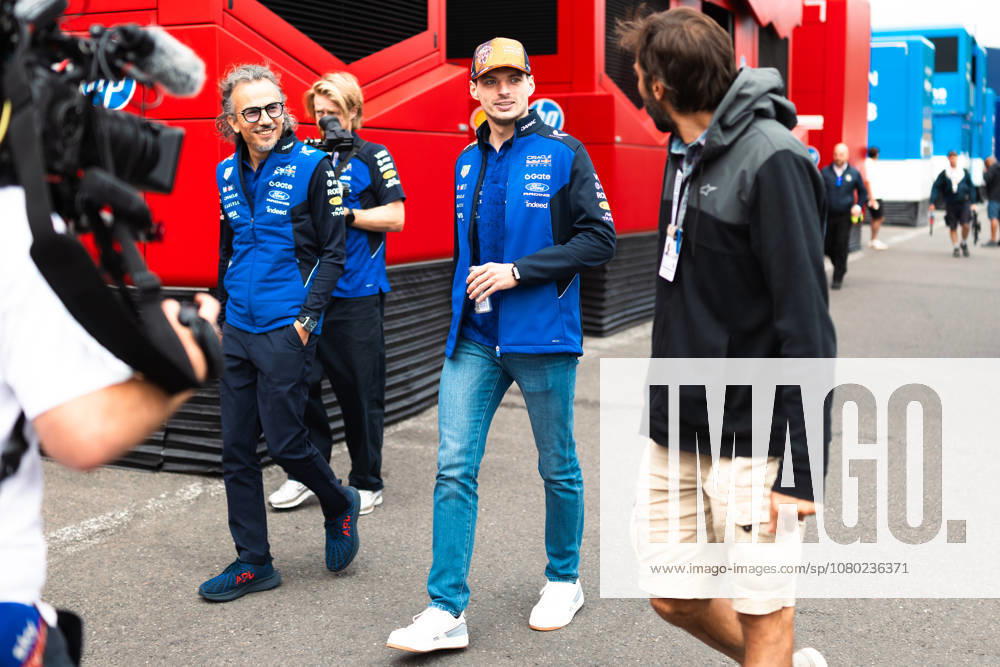 Formula One Grand Prix at Spa-Francorchamps, Belgium, Sunday, July 19, 2026; Laurent Mekies, Team Principal of Oracle Red Bull Racing, and Max Verstappen, No. 3, Oracle Red Bull Racing; Formula One Grand Prix at Spa-Francorchamps, Belgium, Sunday