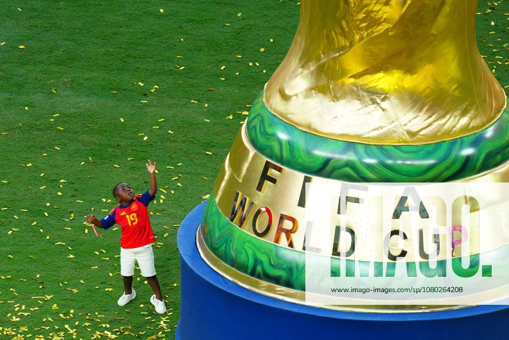 Keyne, the three-year-old brother of Lamine Yamal of Spain Spain v Argentina, 2026 FIFA World Cup, WM, Weltmeisterschaft, Fussball Final, Football, New York New Jersey Stadium, East Rutherford, New Jersey, USA - 19 Jul 2026East Rutherford New York New Jersey Stadium New Jersey (NJ) United States of America