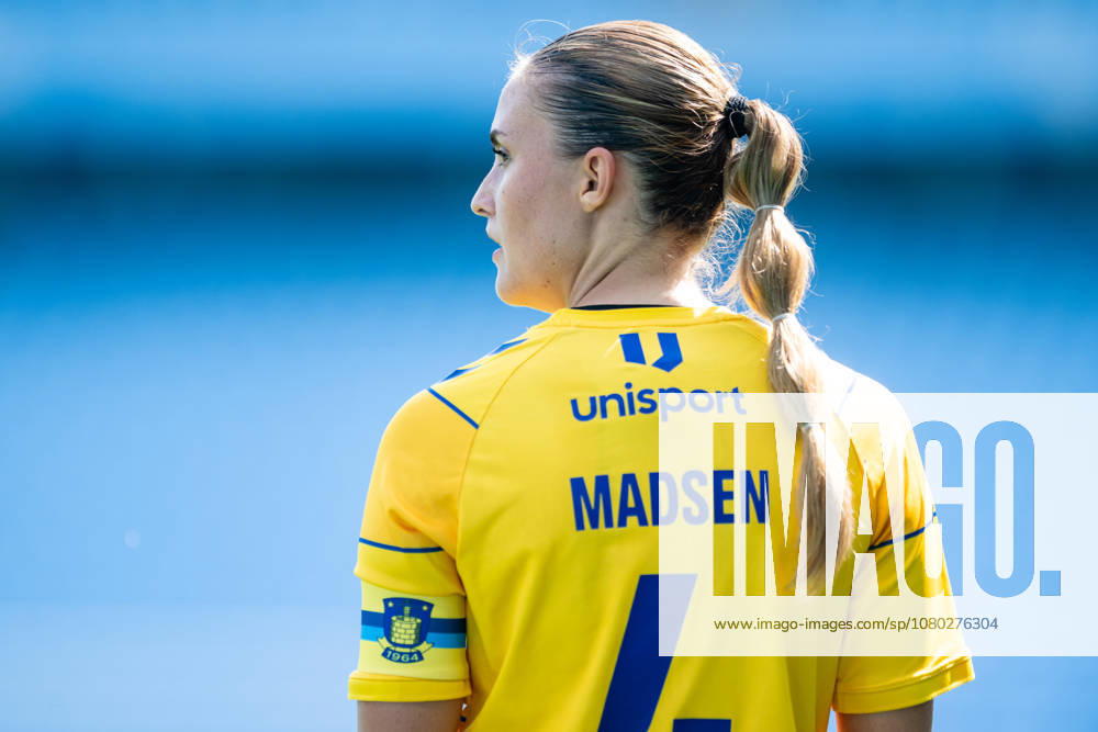 Malmoe FF Women v Broendby IF Women, pre-season test match, Malmoe, Sweden Malmoe, Sweden. 18th, July 2026. Julie Madsen (4) of Broendby IF seen during a pre-season test match between Malmoe FF and Broendby IF at Eleda Stadion in Malmoe. Sweden, Malmö, Eleda Stadion