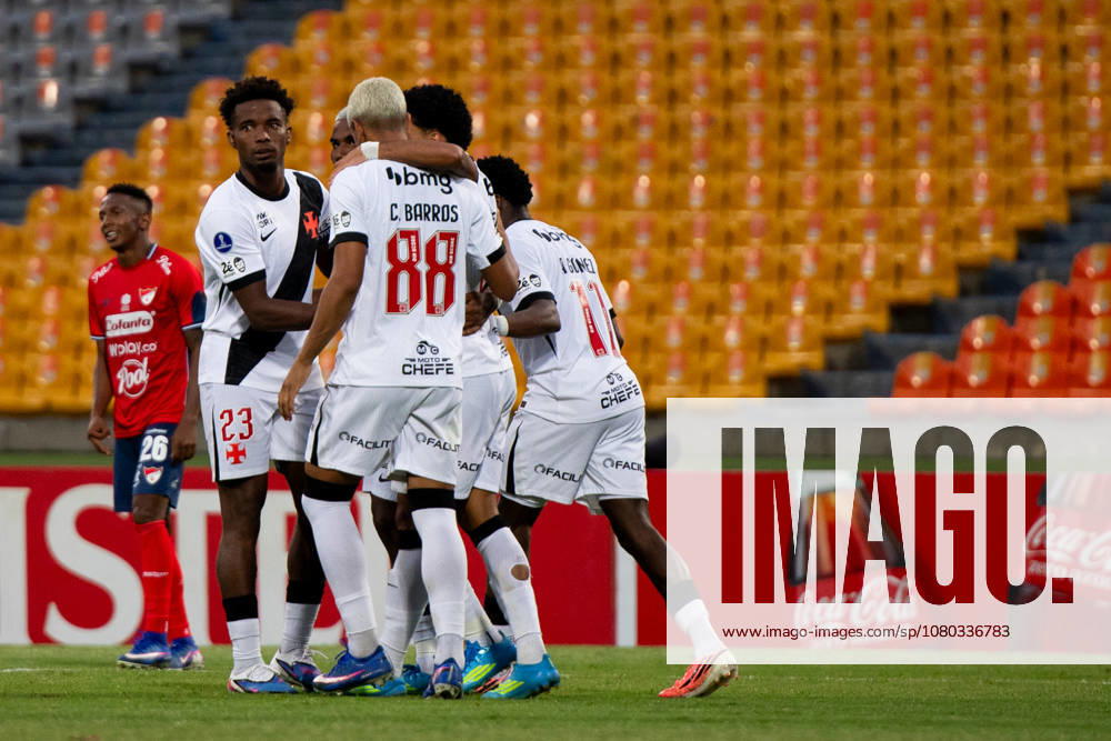 CONMEBOL Sudamericana - Deportivo Independiente Medellin V Vasco Da Gama SAF Vasco s players celebrate during the CONMEBOL Sudamericana match between Deportivo Independiente Medellin Vs Vasco Da Gama SAF in Medellin, Colombia on July 22, 2026. Medellin Antioquia Colombia