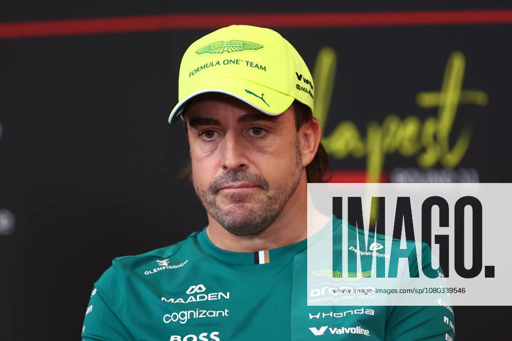 F1 Hungarian Gran Prix Fernando Alonso of Aston Martin Aramco Formula 1 Team during press conference, PK, Pressekonferenz ahead previews ahead of the F1 Grand Prix of Hungary at Hungaroring on July 23, 2026 in Mogyorod, Hungary. Mogyorod Hungaroring Hungary