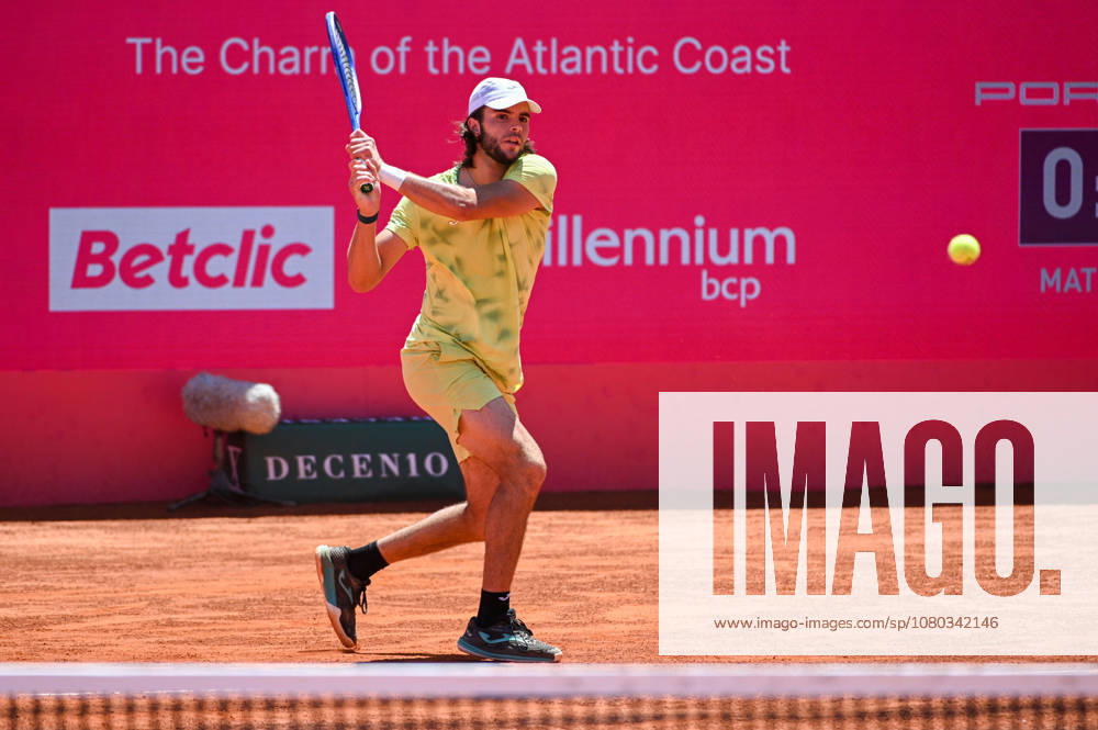 JAIME FARIA in action during the Round of 16 at the Millennium Estoril Open ATP, Tennis Herren tennis tournament at Clube de Tenis do Estoril. Lisbon Portugal - ZUMAr238 20260723_zip_r238_020