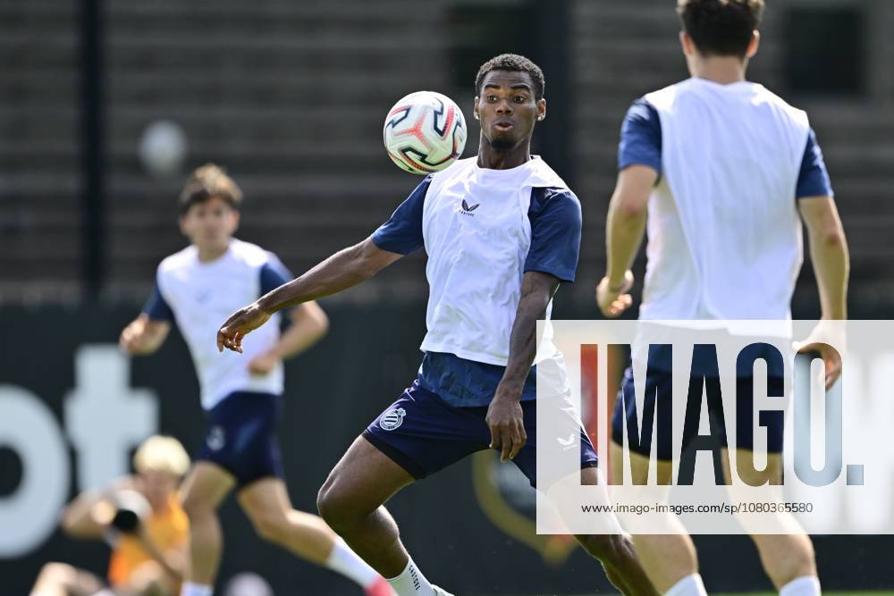 Club Brugge training camp - media activities 24 07 2026 RENNES, FRANCE - July 24 : Onyedika Nwadike Raphael midfielder of Club Brugge pictured during a training session on July 24, 2026 in Rennes, France, 24 07 2026 Rennes France