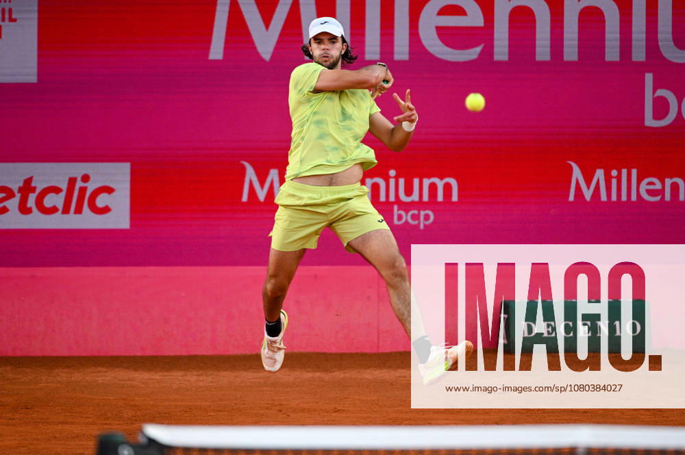 JAIME FARIA in action during the Quarter-finals at the Millennium Estoril Open ATP, Tennis Herren tennis tournament at Clube de Tenis do Estoril. Lisbon Portugal - ZUMAr238 20260724_zip_r238_077
