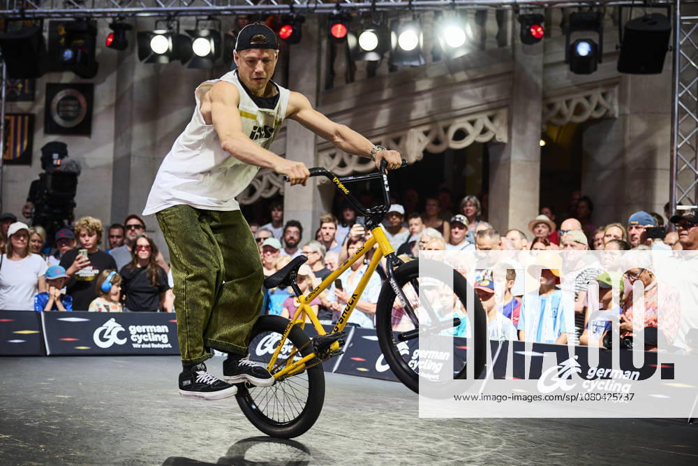 THE FINALS 2026 BMX Flatland Finals on July 25, 2026, Chris Böhm, Hanover New City Hall, Lower Saxony, Germany