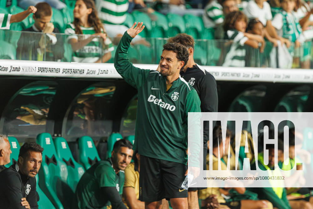 Pedro Goncalves of Sporting CP seen during Club Friendly Games between teams of Sporting CP and AS Monaco Estadio Jose Alvalade (Luis Loureiro Ball Raw Images PT) Lisboa Estadio Jose Alvalade Portugal