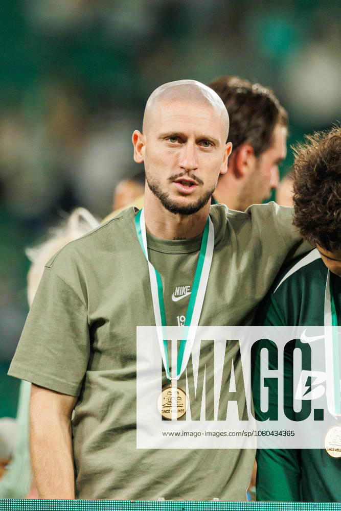 Nuno Santos seen during Club Friendly Games between teams of Sporting CP and AS Monaco Estadio Jose Alvalade (Luis Loureiro Ball Raw Images PT) Lisboa Estadio Jose Alvalade Portugal