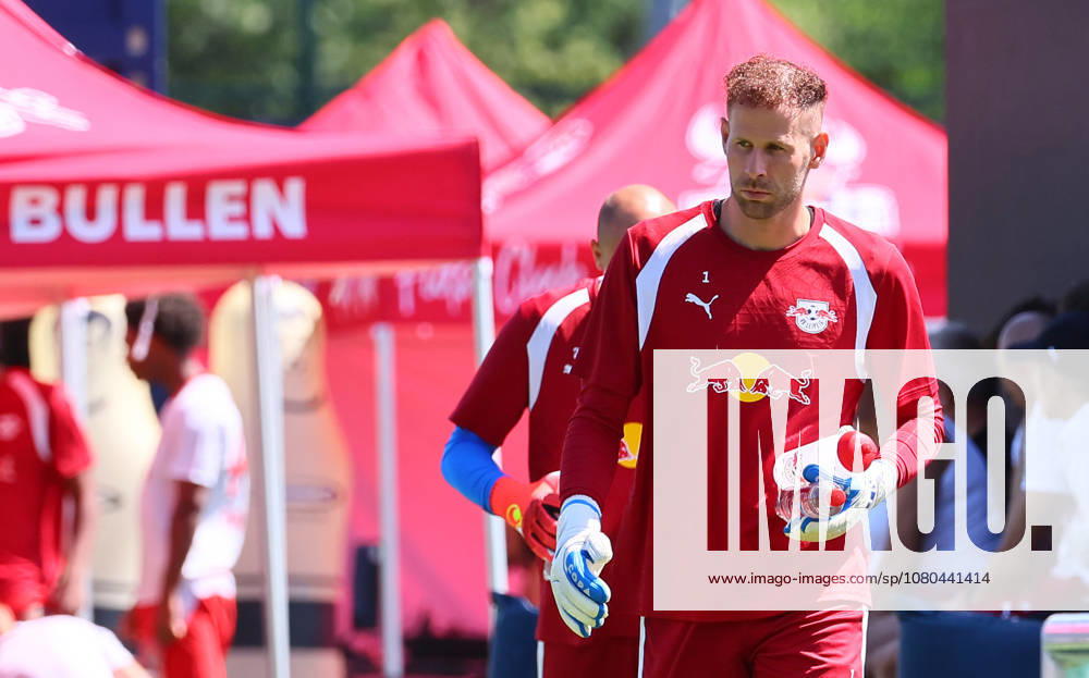 RB Leipzig vs. Ingolstadt Friendly Match, Leipzig, July 25, 2026, RBL Training Center, Soccer Friendly Match, RB Leipzig vs. FC Ingolstadt 0-1-0-1-0, Pictured: Goalkeeper Peter Gulacsi 1, RB Leipzig Picture Point