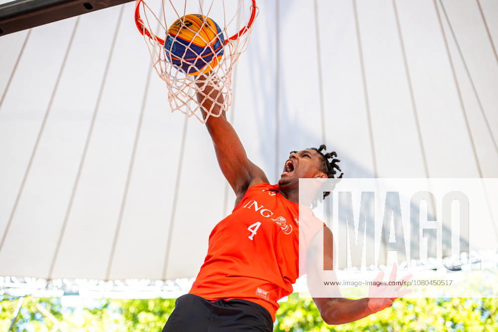 Baskets Bonn (orange) vs. Skyliner (black) – 3rd-place game, Men s 3x3 Basketball, The Finals 2026, July 25, 2026, New City Hall, Hanover, GER,