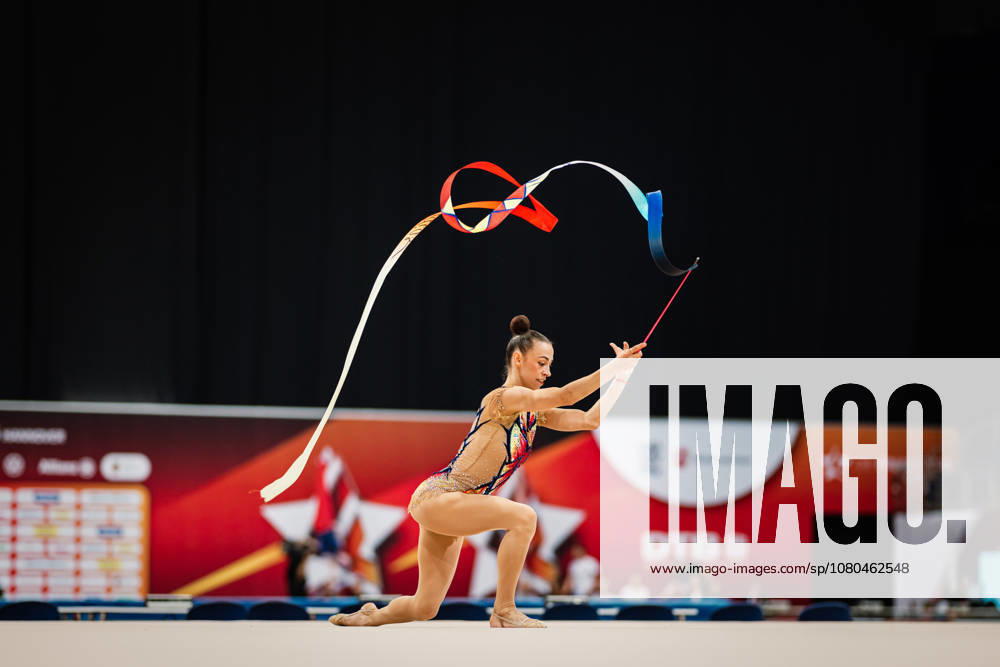 The 2026 Rhythmic Gymnastics Finals, July 26, 2026, Julia Stavickaja, Bremen 1860, Ribbon The 2026 Rhythmic Gymnastics Finals on July 26, 2026, at the ZAG Arena, Hanover
