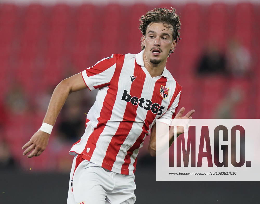 Stoke, England, 28th July 2026. Milan Smit of Stoke City during the Stoke City vs Everton Pre Season Friendly match at The Bet365 Stadium, Stoke. Picture credit should read: Andrew Yates Sportimage . SPI_094_AY_STOKE_EVERTON SPI-4885-0099