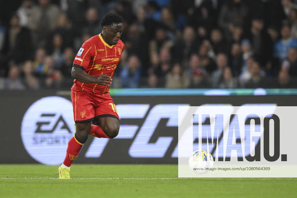 2026 Serie A EniLive Football Match SSC Napoli v US Lecce Mar 14 14 Mar 2026; Maradona Stadium, Naples, Italy; Serie A EniLive Football Match; SSC Napoli versus US Lecce; Lameck Banda of US Lecce seen in action Naples Campania Italy