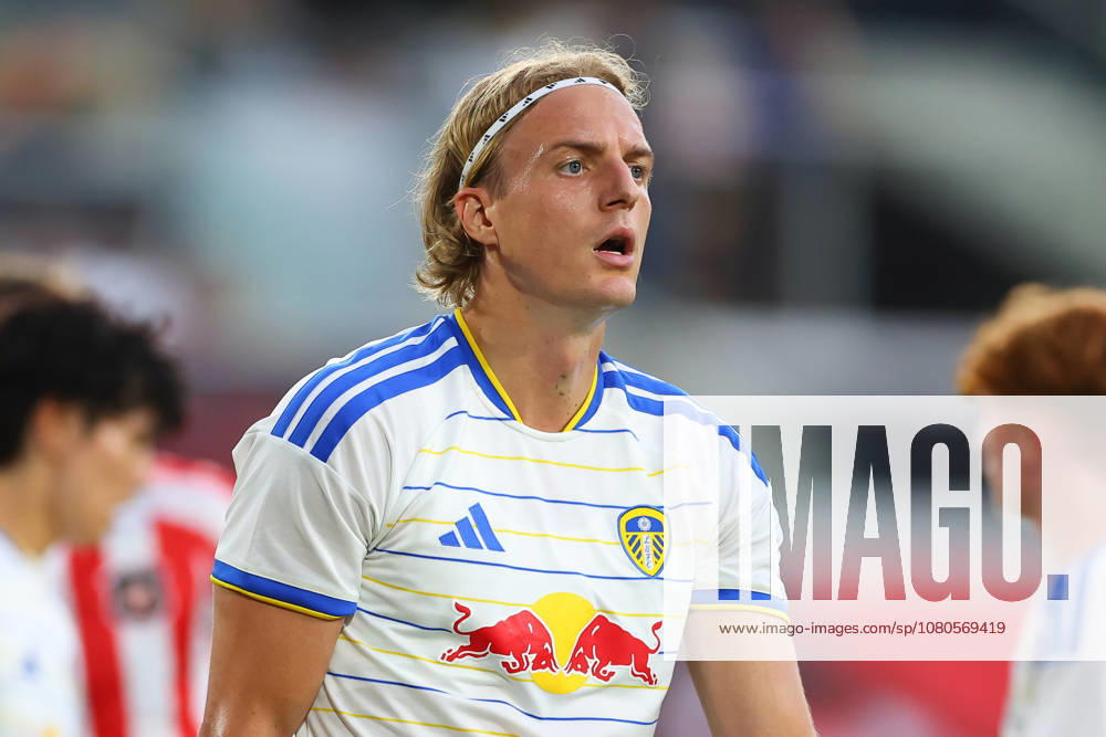 HARRISON, NJ - JULY 30: Sebastiaan Bornauw 33 of Leeds United FC during the game against Sunderland AFC on July 30, 2026 at Sports Illustrated Stadium in Harrison, New Jersey. (Photo by Rich Graessle Icon Sportswire) SOCCER: JUL 30 Leeds United v Sunderland AFC Icon260723029574