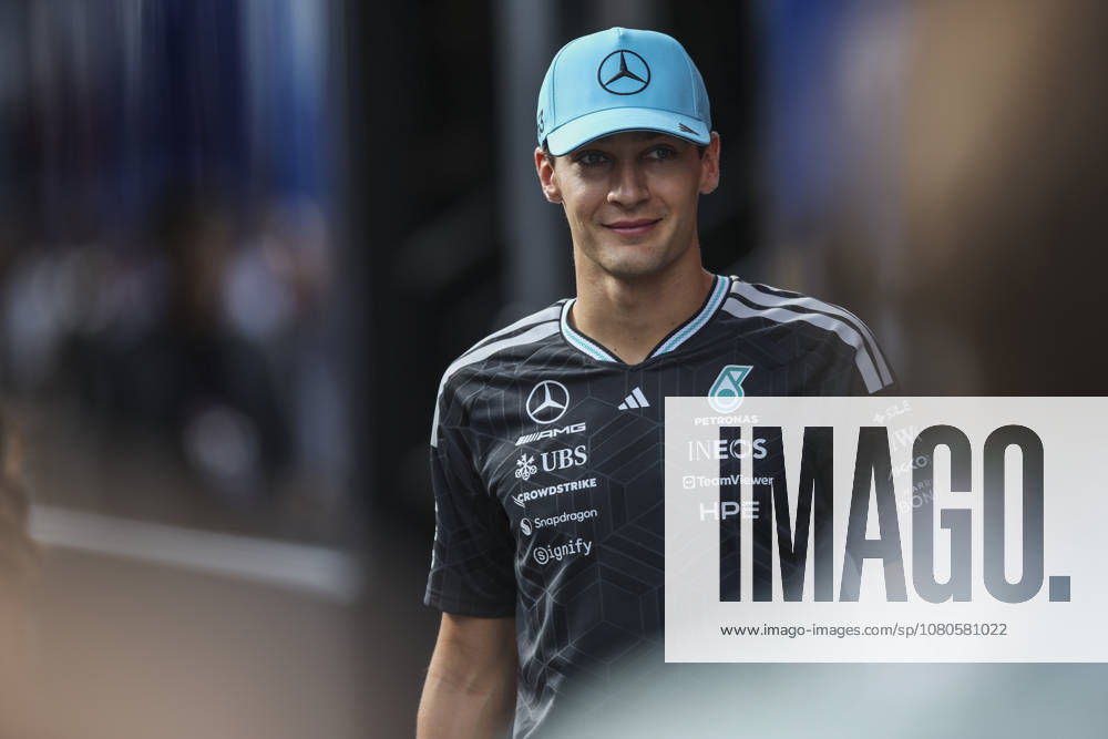 F1 Hungarian Grand Prix George Russell of the Mercedes AMG F1 Team during the Formula 1 AWS Hungarian Grand Prix at the Hungaroring Circuit in Budapest, Hungary, on July 23-26, 2026. Budapest Hungary