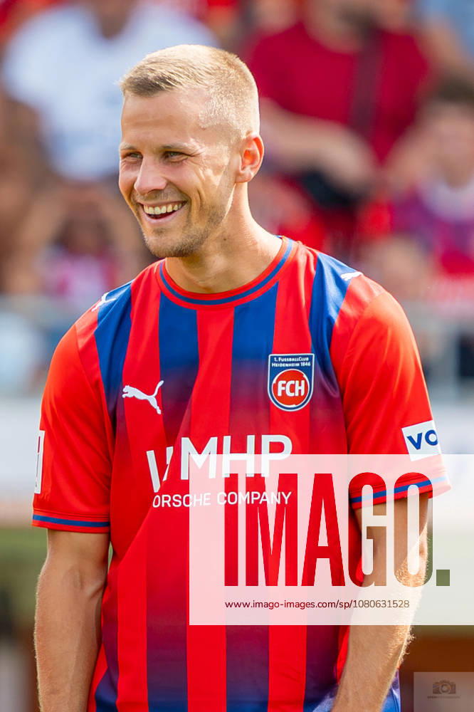 Friendly Match: 1 FC Heidenheim 1846 vs. FC Ingolstadt 04, August 1, 2026, Heidenheim, GERMANY, August 1, 2027, Adrian Beck, 1 FC Heidenheim 1846, 21 during the 14th Max Liebhaber Cup match between 1 FC Heidenheim 1846 e.V. and FC Ingolstadt 04 at the Voith Arena