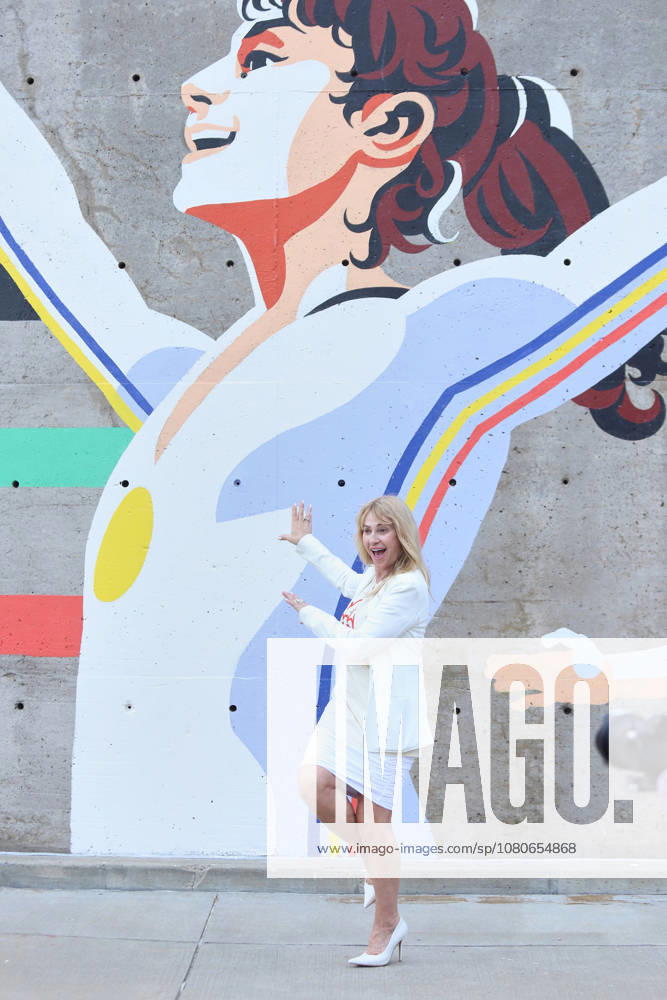 Nadia Comaneci Marks 50th Anniversary Of Montreal Olympics Former Romanian Olympic gymnast Nadia Comaneci poses in front of a mural depicting her 14-year-old self, created to commemorate the 50th anniversary of the 1976 Montreal Summer Olympic Games, Olympische Spiele, Olympia, OS on August 01, 2026, in Montreal, Canada. (Photo by Horacio Zamora Eyepix Group)