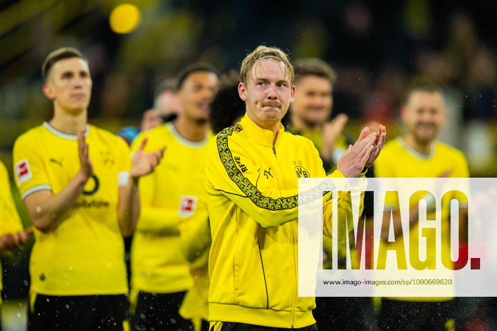 Soccer, 2025–2026, Bundesliga 1, Matchday 33, Borussia Dortmund vs. Eintracht Frankfurt, Julian Brandt, Dortmund. DFL regulations prohibit any use of photographs as image sequences and or quasi-video.