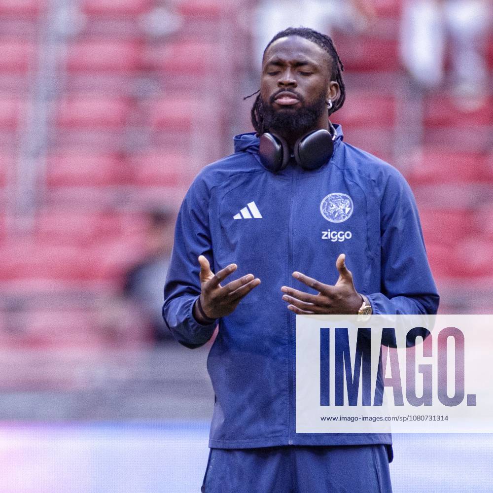 AMSTERDAM , 06-08-2026, Johan Cruijff ArenA , season 2026 2027 , UEFA Conference League play-off football . Match between Ajax and Shelbourne FC , Picture shows Ajax player Tolu Arokodare Ajax - Shelbourne x205487275x
