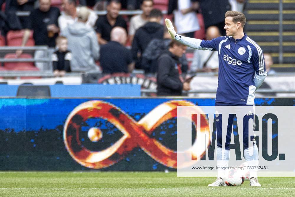 AMSTERDAM , 06-08-2026, Johan Cruijff ArenA , season 2026 2027 , UEFA Conference League play-off football . Match between Ajax and Shelbourne FC , Picture shows Marc ter Stegen Ajax - Shelbourne x205488171x