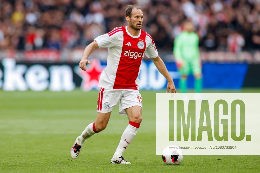AMSTERDAM , 06-08-2026, Johan Cruijff ArenA , season 2026 2027 , UEFA Conference League play-off football . Match between Ajax and Shelbourne FC , Picture shows Ajax player Daley Blind Ajax - Shelbourne x205489190x