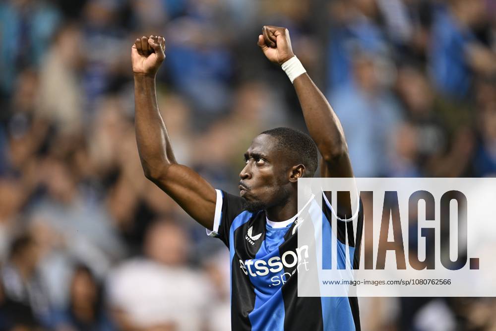 Club Brugge v KV Kortrijk - Jupiler Pro League BRUGGE, BELGIUM - AUGUST 07 : Forbs Carlos forward of Club Brugge celebrates after scoring during the Jupiler Pro League match between Club Brugge and KV Kortrijk on August 7, 2026 in Brugge, Belgium, 07 08 2026 Brugge Belgium