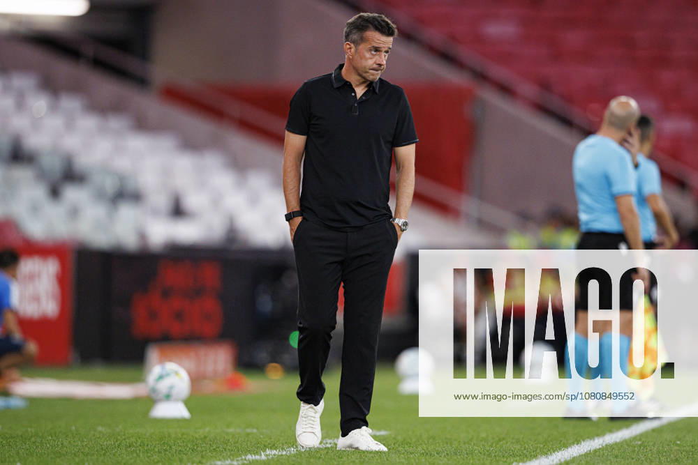 Marco Silva seen during Liga Portugal game between teams of SL Benfica and Academico de Viseu FC (Maciej Rogowski Ball Raw Images PT) Lisbon Estadio Da Luz Portugal