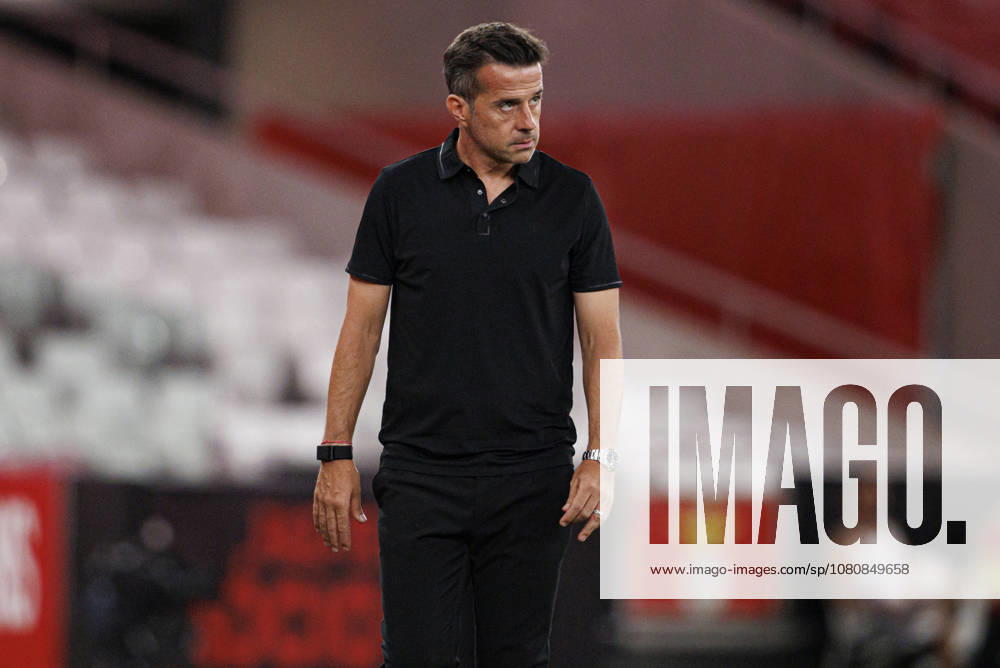Marco Silva seen during Liga Portugal game between teams of SL Benfica and Academico de Viseu FC (Maciej Rogowski Ball Raw Images PT) Lisbon Estadio Da Luz Portugal