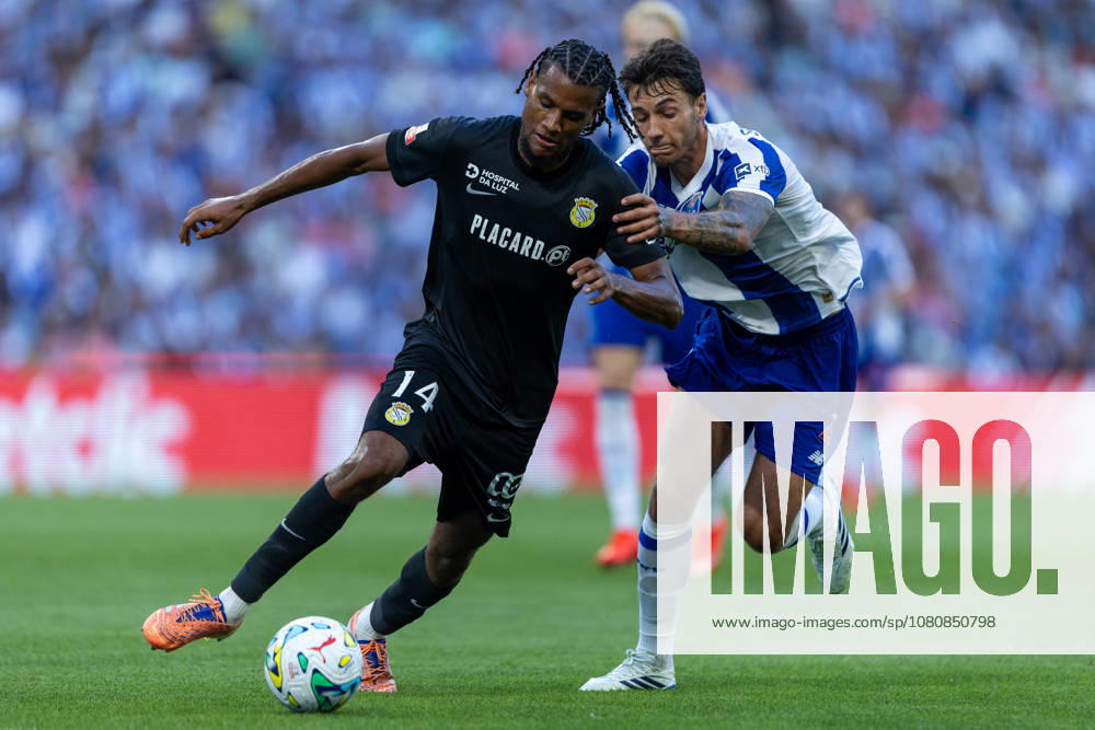 FC Porto v FC Alverca - Liga Portugal Betclic 2026 27 Steven Baseya of FC Alverca is seen in action during the FC Porto versus FC Alverca match for the Liga Portugal Betclic 2026 27 at Estadio do Dragao in Porto, Portugal, on August 9, 2026. Porto Porto Portugal