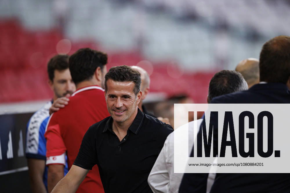 Marco Silva seen during Liga Portugal game between teams of SL Benfica and Academico de Viseu FC (Maciej Rogowski Ball Raw Images PT) Lisbon Estadio Da Luz Portugal