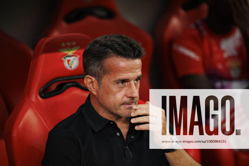 Marco Silva seen during Liga Portugal game between teams of SL Benfica and Academico de Viseu FC (Maciej Rogowski Ball Raw Images PT) Lisbon Estadio Da Luz Portugal