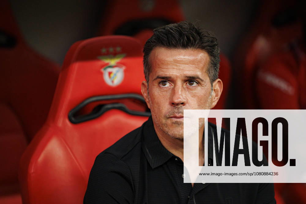 Marco Silva seen during Liga Portugal game between teams of SL Benfica and Academico de Viseu FC (Maciej Rogowski Ball Raw Images PT) Lisbon Estadio Da Luz Portugal