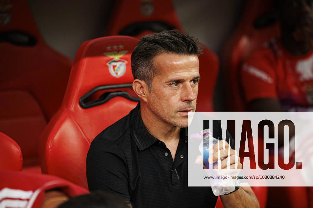 Marco Silva seen during Liga Portugal game between teams of SL Benfica and Academico de Viseu FC (Maciej Rogowski Ball Raw Images PT) Lisbon Estadio Da Luz Portugal