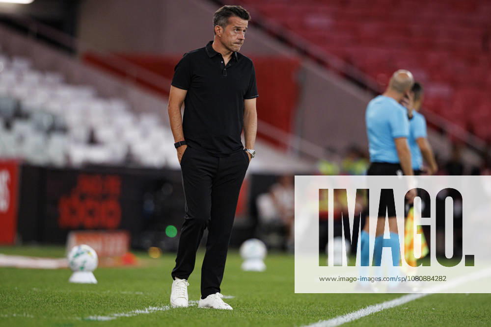 Marco Silva seen during Liga Portugal game between teams of SL Benfica and Academico de Viseu FC (Maciej Rogowski Ball Raw Images PT) Lisbon Estadio Da Luz Portugal