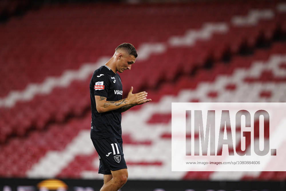 Dominik Steczyk seen during Liga Portugal game between teams of SL Benfica and Academico de Viseu FC (Maciej Rogowski Ball Raw Images PT) Lisbon Estadio Da Luz Portugal