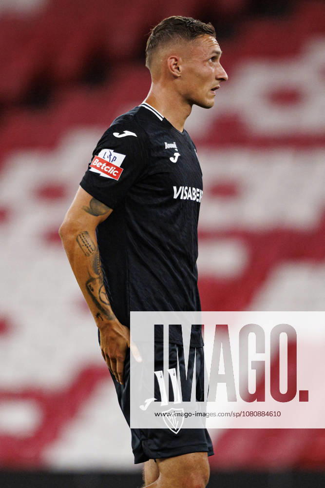 Dominik Steczyk seen during Liga Portugal game between teams of SL Benfica and Academico de Viseu FC (Maciej Rogowski Ball Raw Images PT) Lisbon Estadio Da Luz Portugal