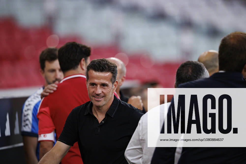Marco Silva seen during Liga Portugal game between teams of SL Benfica and Academico de Viseu FC (Maciej Rogowski Ball Raw Images PT) Lisbon Estadio Da Luz Portugal