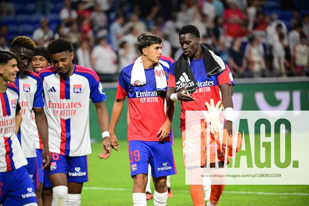 De Carvalho, Mathys, Bengui, Justin SOCCER 2026 CHAMPIONS LEAGUE LYON vs. SPARTA PRAGUE 3–0 GROUPAMA STADIUM, DECINES-CHARPIEU, FRANCE August 11, 2026 AUTISSIER, JEAN-BAPTISTE DECINES CHARPIEU GROUPAMA STADIUM France GermanyxJapanxUKxFrancexBelgiumxOUT