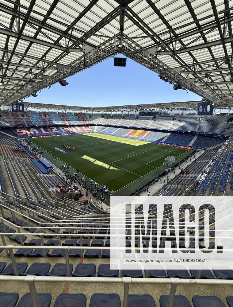 2026 UEFA Super Cup Final in Salzburg, Austria; Paris Saint-Germain vs. Aston Villa, at the Red Bull Arena in Wals near Salzburg. Stadium overview
