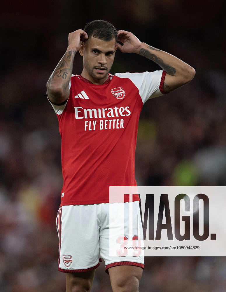 Arsenal FC v Como Calcio - Pre-Season Friendly LONDON, ENGLAND - AUGUST 12: Bruno Guimaraes of Arsenal during the pre-season friendly match between Arsenal FC and Como Calcio at Emirates Stadium on August 12, 2026 in London, United Kingdom. London Emirates Stadium England United Kingdom
