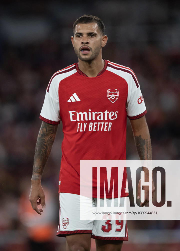 Arsenal FC v Como Calcio - Pre-Season Friendly LONDON, ENGLAND - AUGUST 12: Bruno Guimaraes of Arsenal during the pre-season friendly match between Arsenal FC and Como Calcio at Emirates Stadium on August 12, 2026 in London, United Kingdom. London Emirates Stadium England United Kingdom