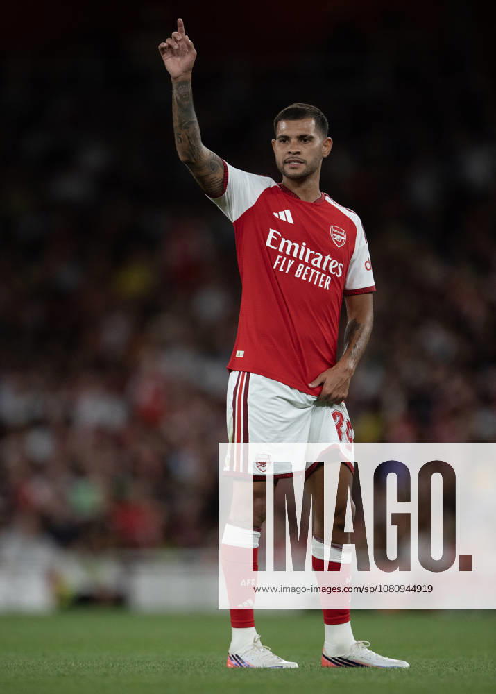 Arsenal FC v Como Calcio - Pre-Season Friendly LONDON, ENGLAND - AUGUST 12: Bruno Guimaraes of Arsenal during the pre-season friendly match between Arsenal FC and Como Calcio at Emirates Stadium on August 12, 2026 in London, United Kingdom. London Emirates Stadium England United Kingdom