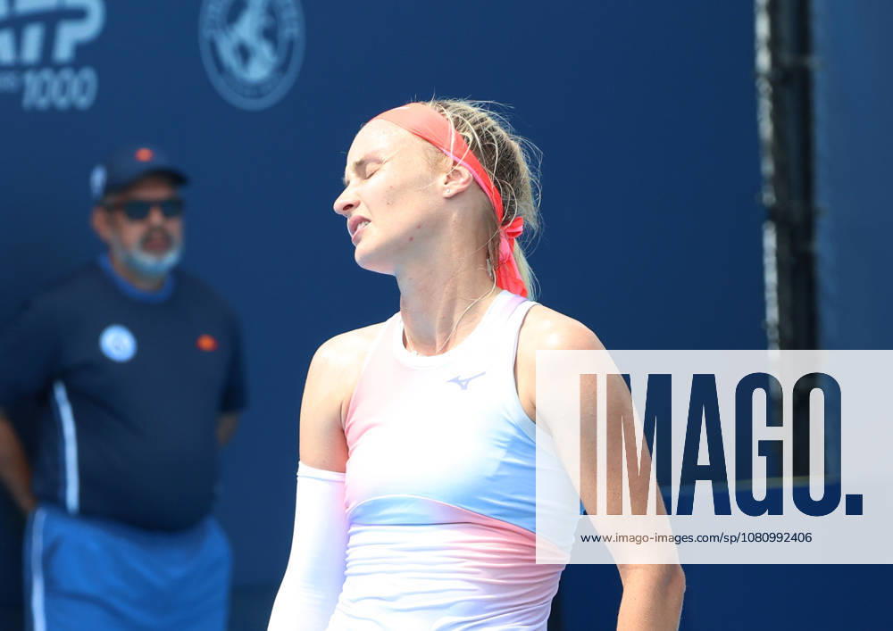 REBACCA SRAMKOVA of Slovakia during the match against H. Vandewinkel of Belgium in the qualification of tennis tournament WTA, Tennis Damen 1000 Cincinnati Open in Mason, USA. Mason USA - ZUMAc278 20260813_zsp_c278_021