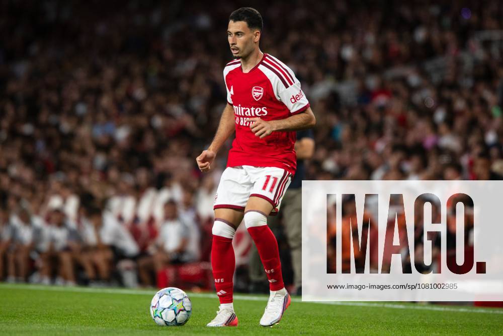 Gabriel Martinelli of Arsenal on the ball during the Friendly match between Arsenal and Como Arsenal v Como, Preseason Friendly, Football, Emirates Stadium, London - 12 Aug 2026London Emirates Stadium United Kingdom