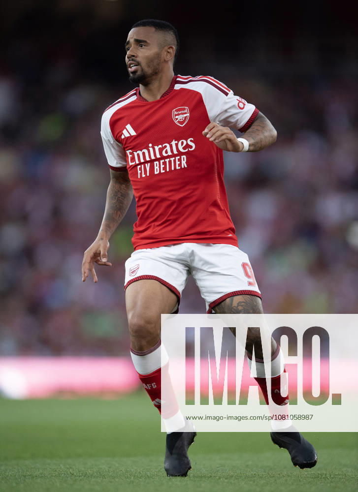 Arsenal FC v Como Calcio - Pre-Season Friendly LONDON, ENGLAND - AUGUST 12: Gabriel Jesus of Arsenal during the pre-season friendly match between Arsenal FC and Como Calcio at Emirates Stadium on August 12, 2026 in London, United Kingdom. London Emirates Stadium England United Kingdom
