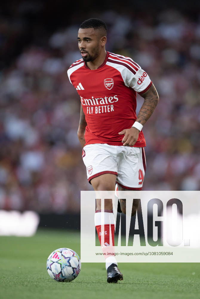 Arsenal FC v Como Calcio - Pre-Season Friendly LONDON, ENGLAND - AUGUST 12: Gabriel Jesus of Arsenal during the pre-season friendly match between Arsenal FC and Como Calcio at Emirates Stadium on August 12, 2026 in London, United Kingdom. London Emirates Stadium England United Kingdom