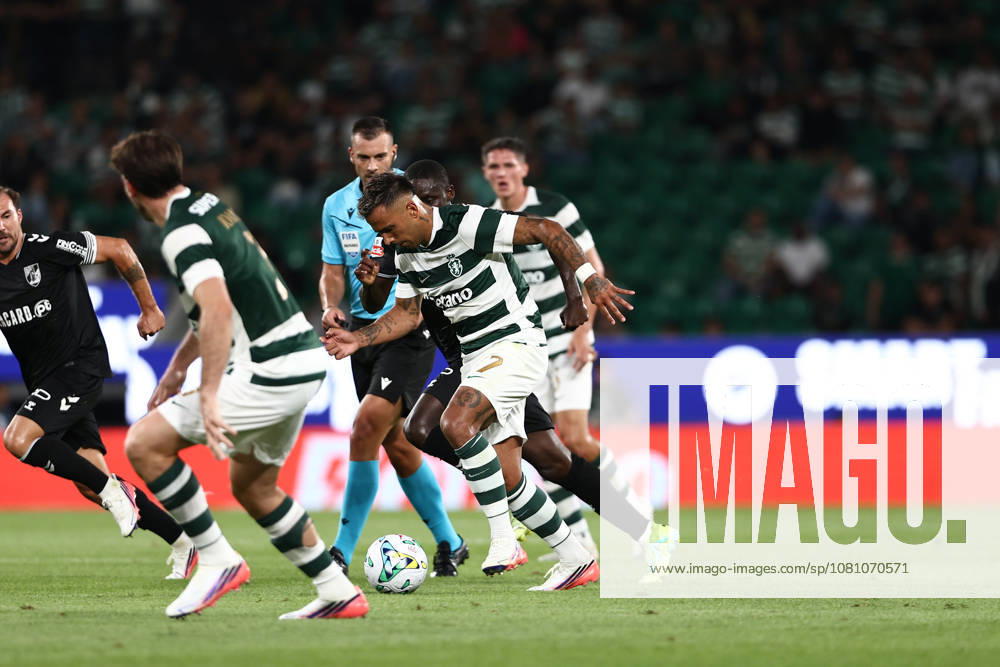 RODRIGO ZALAZAR of Sporting CP seen in action during the Liga Portugal Betclic 26 27 match between Sporting CP and Vitoria de Guimaraes at Estadio Jose Alvalade on August 14 2026, in Lisboa, Portugal. Sporting CP X Vitoria Guimaraes - Liga Portugal Betclic - ZUMAa269 20260814_zsp_a269_038