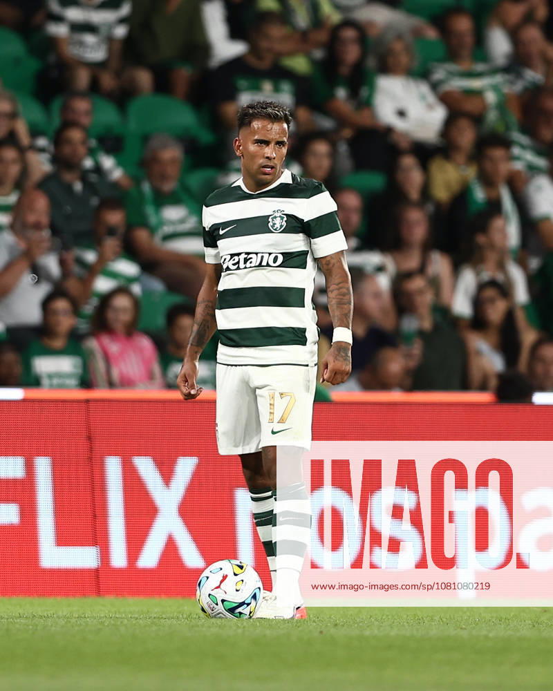 RODRIGO ZALAZAR of Sporting CP seen in action during the Liga Portugal Betclic 26 27 match between Sporting CP and Vitoria de Guimaraes at Estadio Jose Alvalade on August 14 2026, in Lisboa, Portugal. Lisboa Portugal - ZUMAa269 20260814_zsp_a269_070
